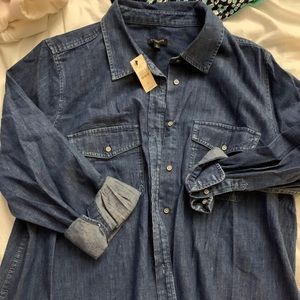 Talbots Denim Button Shirt